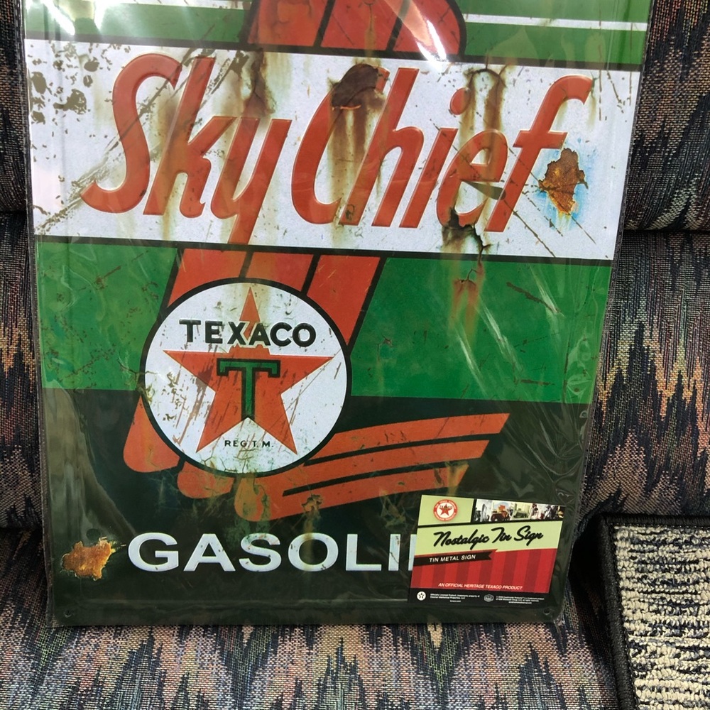 Texaco sky chief licensed sign